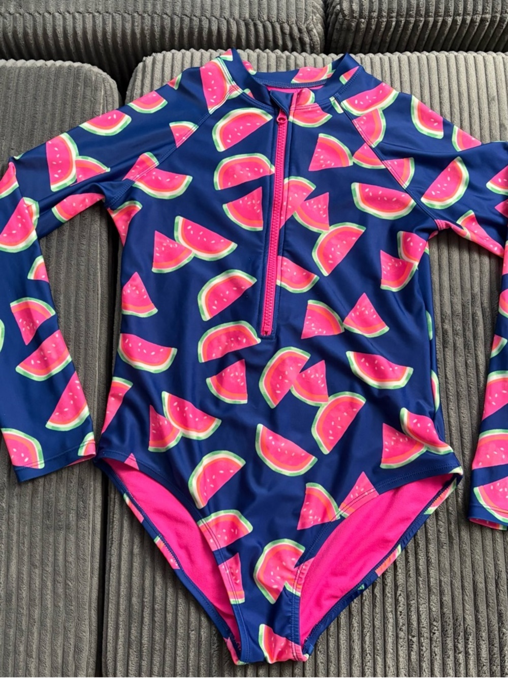 Girls xl swimsuits watermelon and unicorn - Picture 2 of 14